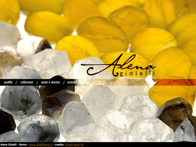 home page sito alena gioielli