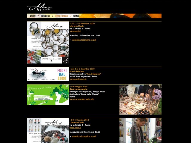 pagina news sito alena gioielli