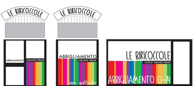 vetrine-biricoccole il progetto delle vetrine del negozio