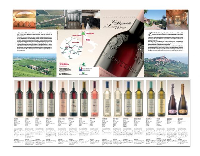 fronte e retro catalogo per USA