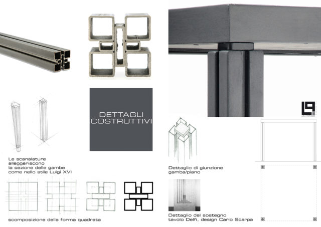 Tavola di presentazione per concorso di architettura