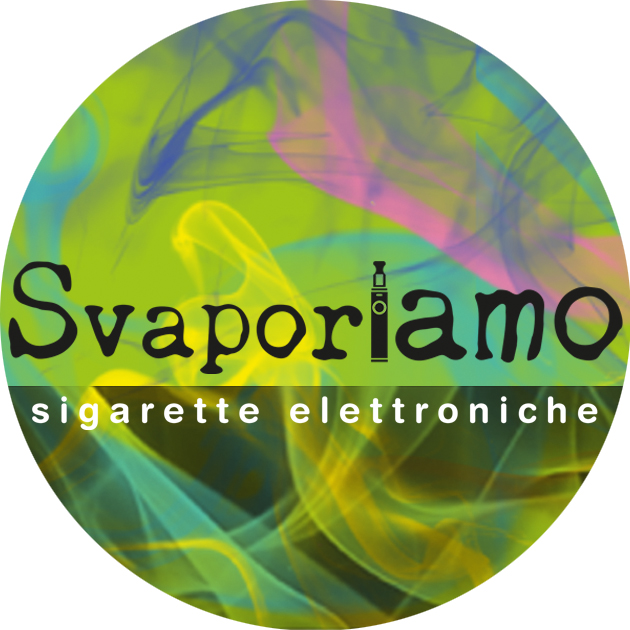 logo-svaporiamo-rotondo logo per negozio di sigarette elettroniche